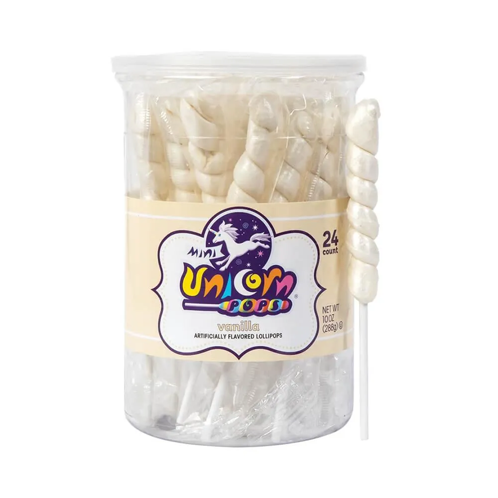 Unicorn Pops Twist Suckers - White: 24-Piece Jar - Image 2