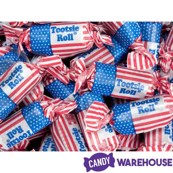 USA Flag Tootsie Roll Midgees: 70-Piece Bag - Image 5