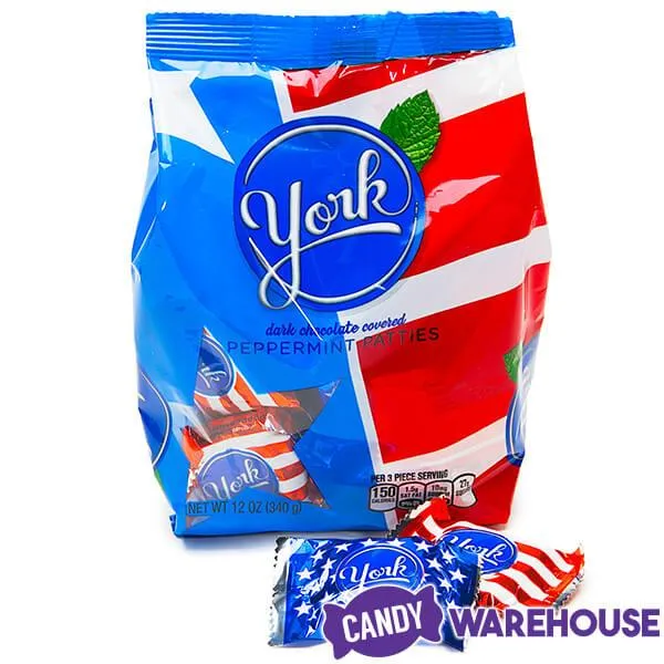 York Peppermint Patties Miniatures - USA Flag: 12-Ounce Bag - Image 5