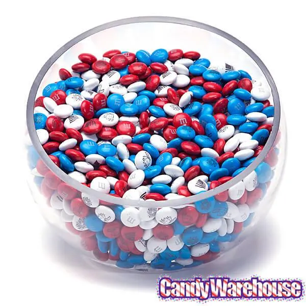 M&M's Milk Chocolate Candy - USA Freedom: 2LB Bag - Image 2