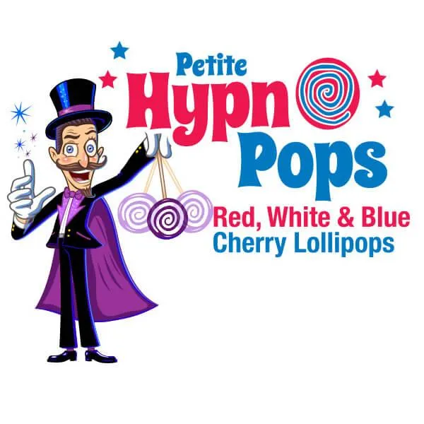 Hypno Pops Petite Swirled Lollipops - USA: 100-Piece Bag - Image 3
