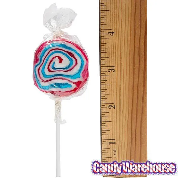 Hypno Pops Petite Swirled Lollipops - USA: 100-Piece Bag - Image 4
