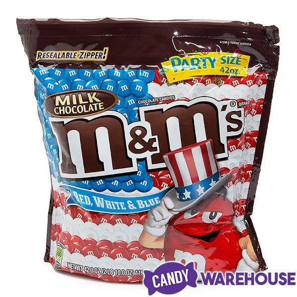 USA M&M's Candy: 62-Ounce Jar - Image 5