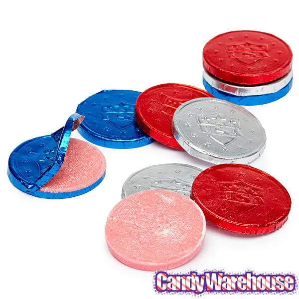 Bee International Patriotic USA Bubble Gum Coins: 100-Piece Bag - Image 3