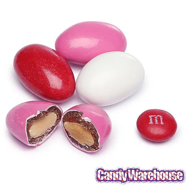 Valentine Chocolate Jordan Almonds: 2LB Bag - Image 2