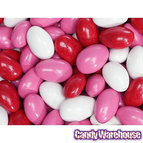 Valentine Chocolate Jordan Almonds: 2LB Bag - Image 3
