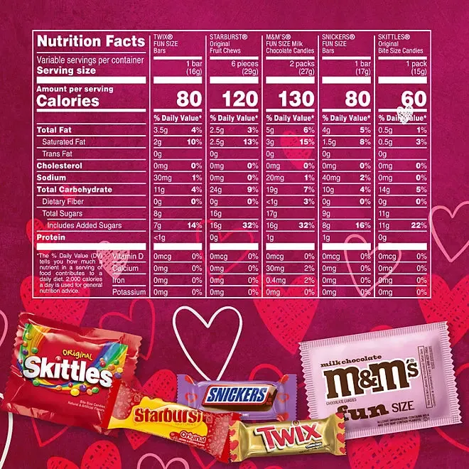 Valentine Chocolate Minis Mix: 85-Piece Bag - Image 2