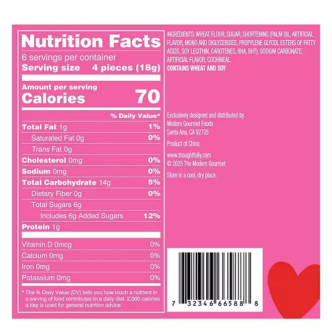 Valentine Classroom Fortune Cookie Exchange: 24-Count Box - Image 3