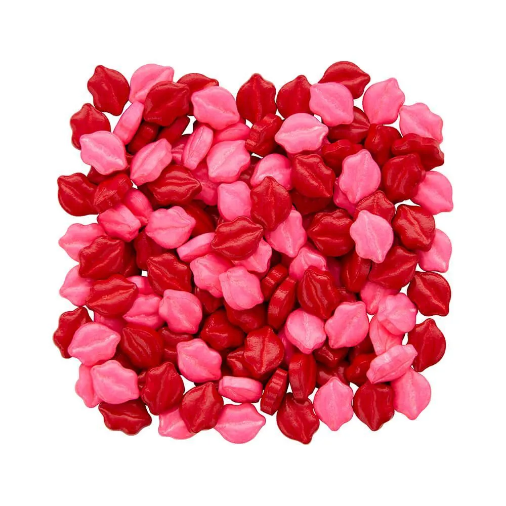 Valentine Lips Sprinkles: 2.8-Ounce Bottle - Image 2