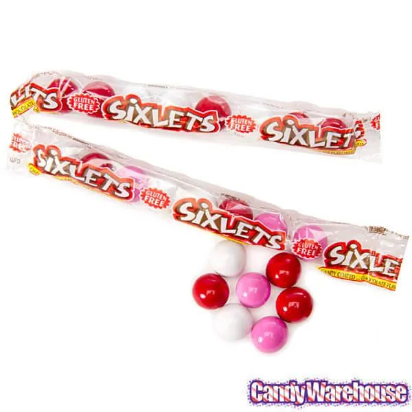 Valentine Sixlets Candy Packets: 15-Piece Bag - Image 2