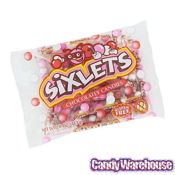 Valentine Sixlets Candy Packets: 15-Piece Bag - Image 3