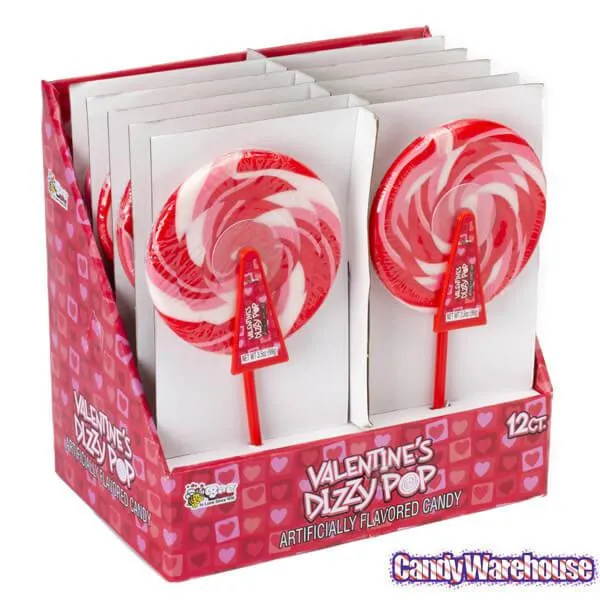 Bee International Valentine Spinning Dizzy Pops: 12-Piece Box - Image 3
