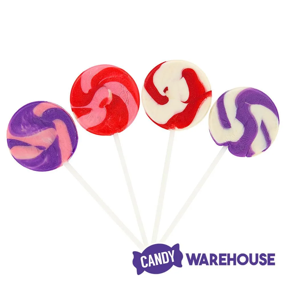 Valentine Swirl Pops with Stickers: 12-Piece Box - Image 2