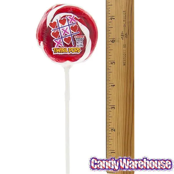 Valentine Twirl Pops 1-Ounce Swirl Lollipops: 36-Piece Display - Image 4