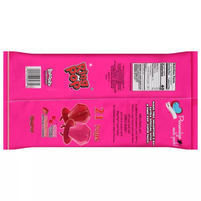 Valentine's Ring Pop: 21-Piece Bag - Image 4