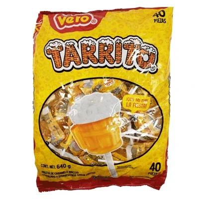 Vero Paleta Tarrito Lollipops: 40-Piece Bag - Image 2