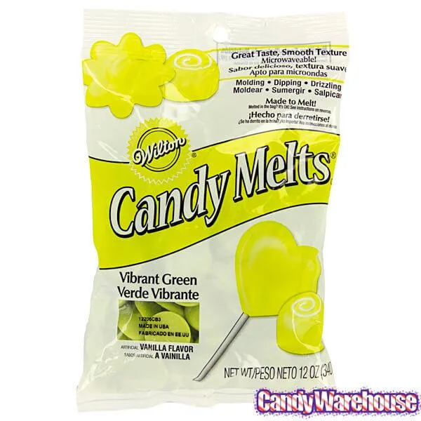 Candy Melts - Vibrant Green: 12-Ounce Bag - Image 4
