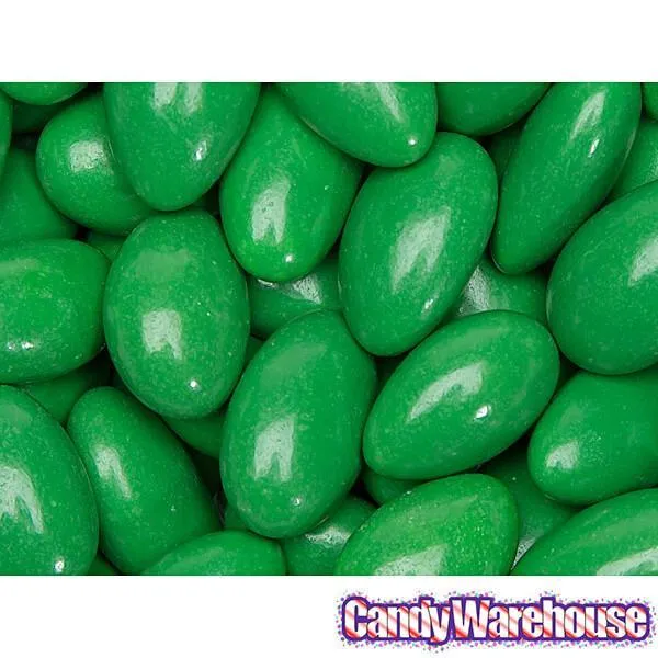 Jordan Almonds - Vibrant Green: 5LB Bag - Image 3