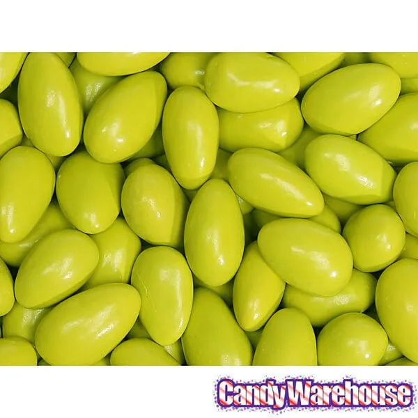 Jordan Almonds - Vibrant Lime Green: 5LB Bag - Image 3