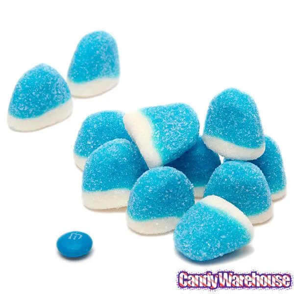 Vidal Blue Raspberry Gummi Drops: 1KG Bag - Image 4