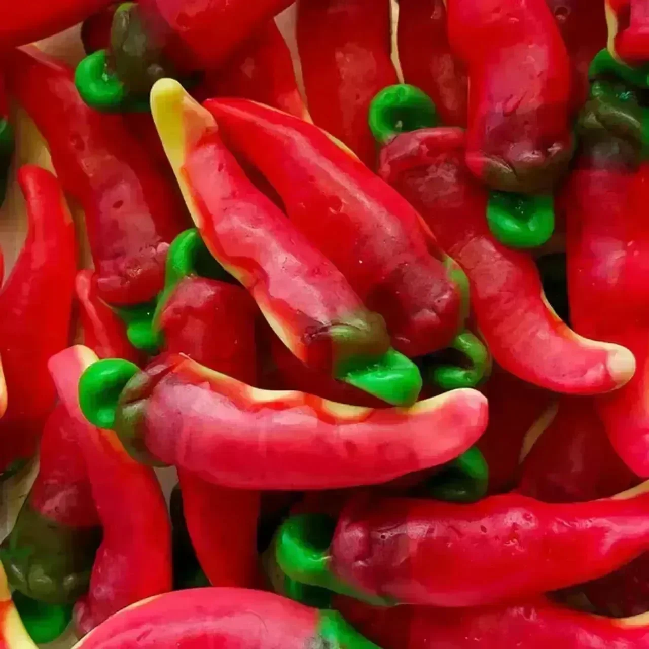 Vidal Chili Peppers Filled Gummies Candy Peg Bags: 14-Piece Case - Image 3
