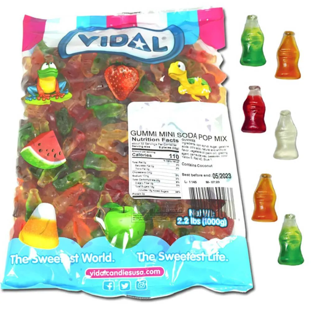 Vidal Mini Soda Pop Mix: 1KG Bag - Image 2