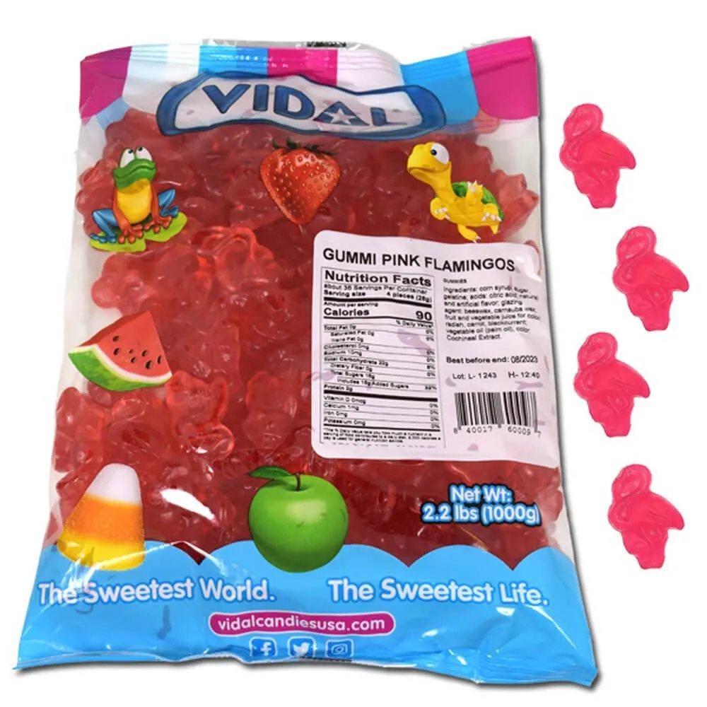 Vidal Pink Flamingos: 1KG Bag - Image 3