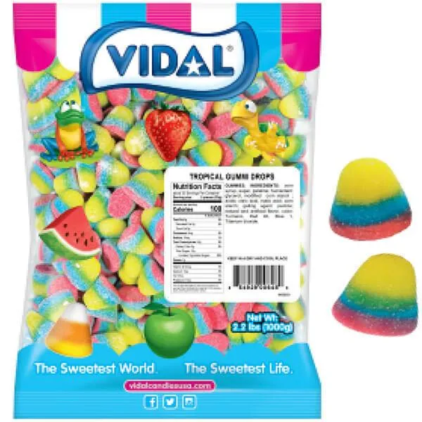 Vidal Tropical Gummi Drops: 1KG Bag - Image 5
