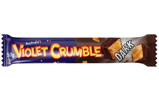 Violet Crumble Dark Chocolate Candy Bars: 20-Piece Box - Image 2