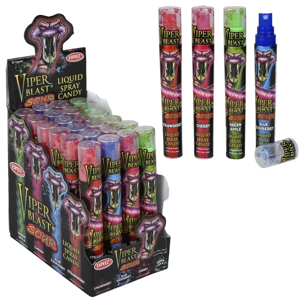 Viper Blast Sour Spray Candy: 24-Piece Box - Image 2