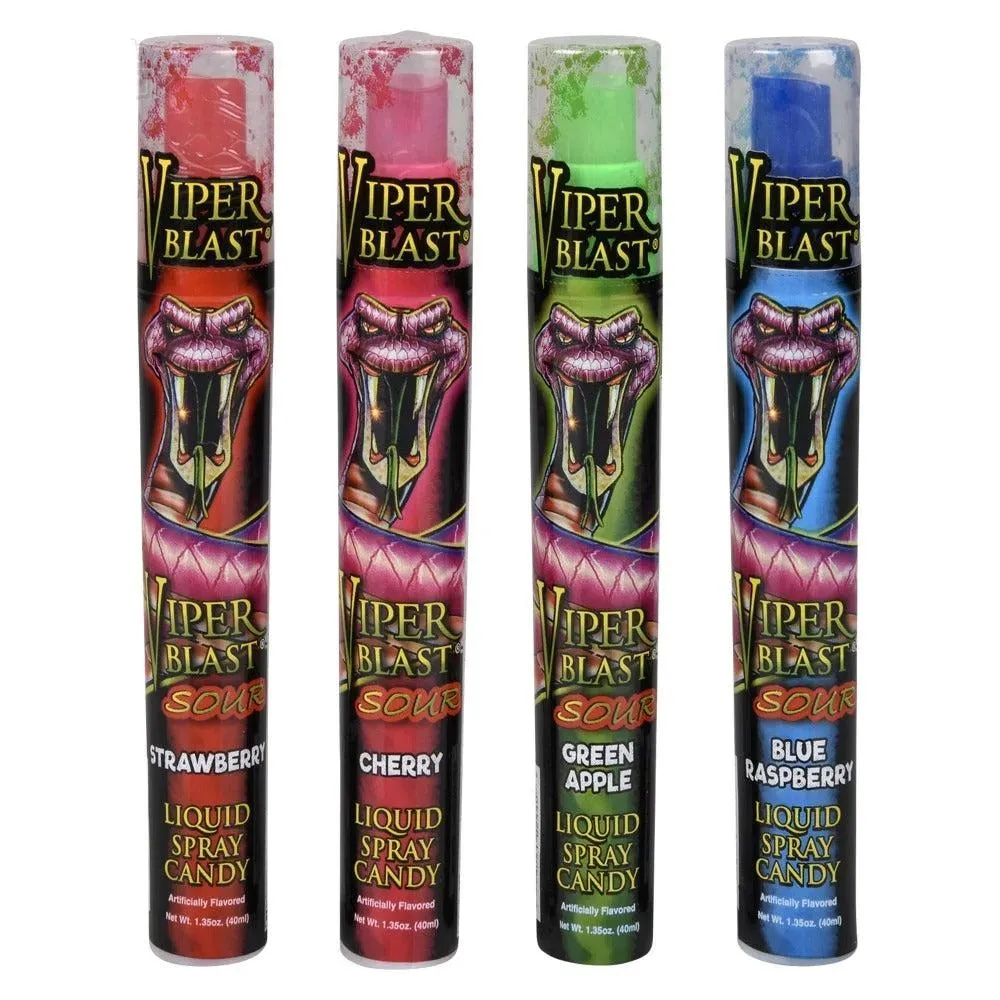 Viper Blast Sour Spray Candy: 24-Piece Box - Image 3