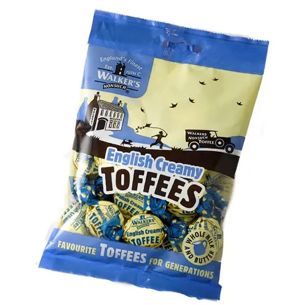 Walker's Nonsuch English Creamy Toffees Candy: 20-Piece Bag - Image 5