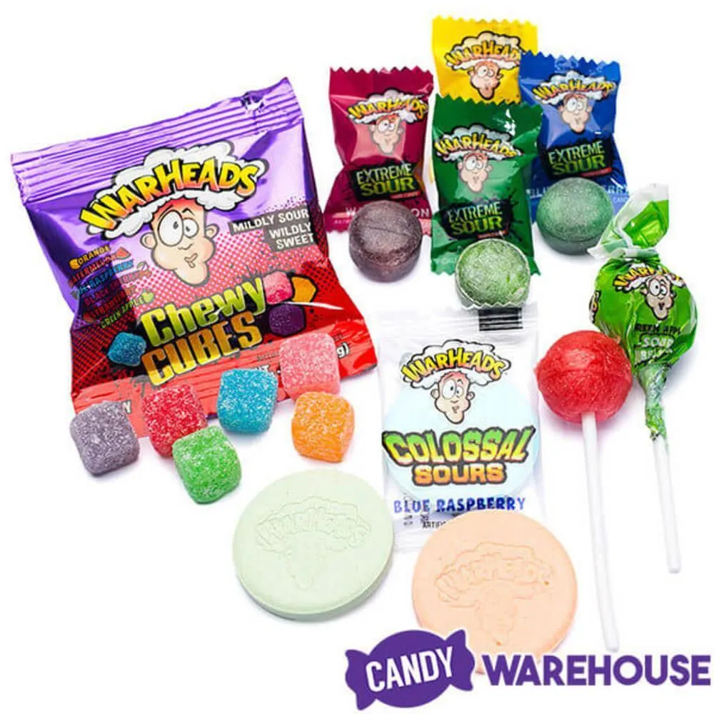 WarHeads Pucker Party Assorted Sour Candy Packs: 90-Piece Bag - Image 4