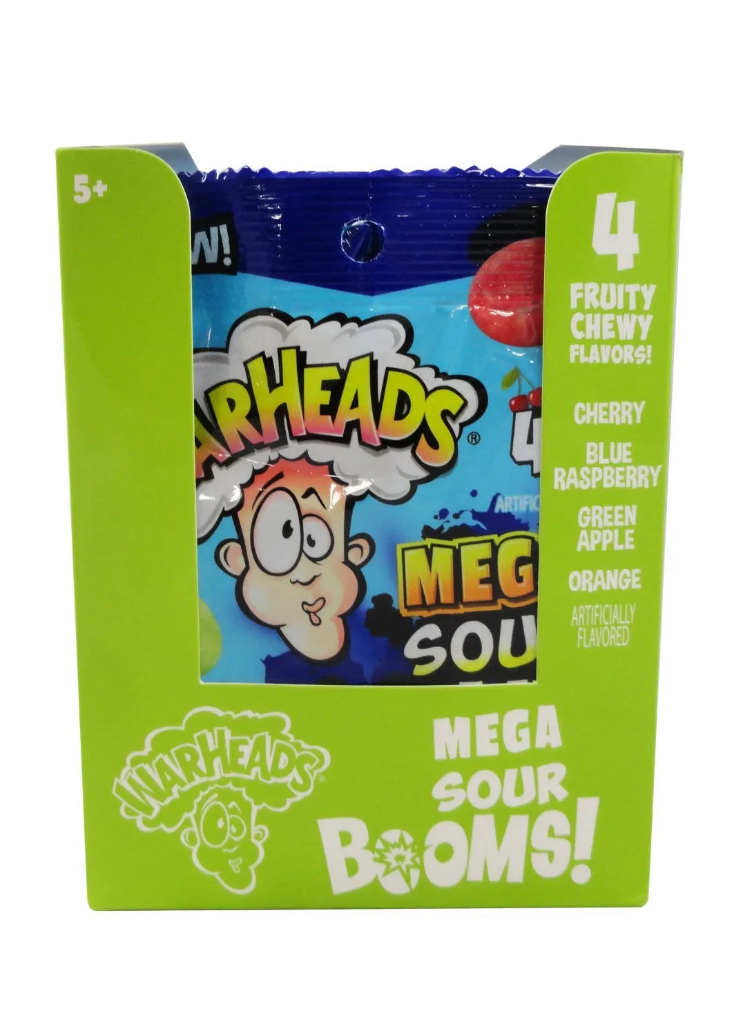Warheads Mega Sour Booms Peg Bags: 12-Piece Case - Image 3