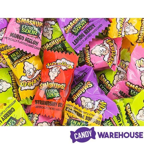 WarHeads Smashups Extreme Sour Hard Candy 3.25-Ounce Packs: 12-Piece Box - Image 3