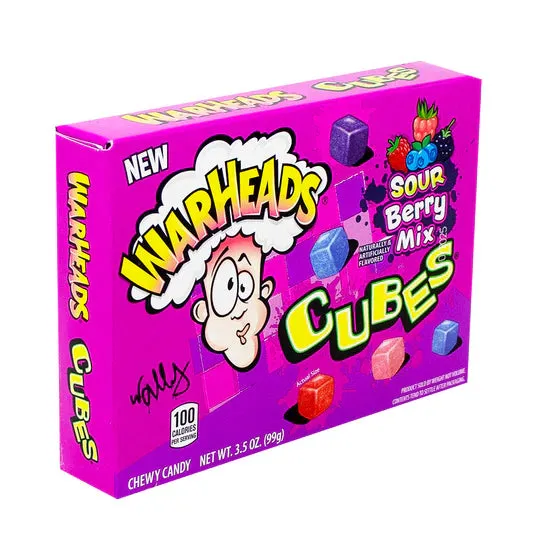 Warheads Sour Berry Cubes Theater Boxes: 12-Piece Case - Image 2