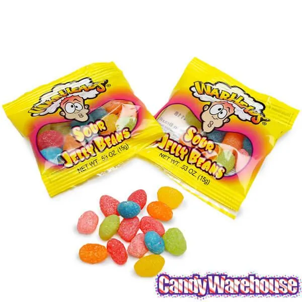 WarHeads Sour Jelly Beans Snack Packs: 5LB Bag - Image 5