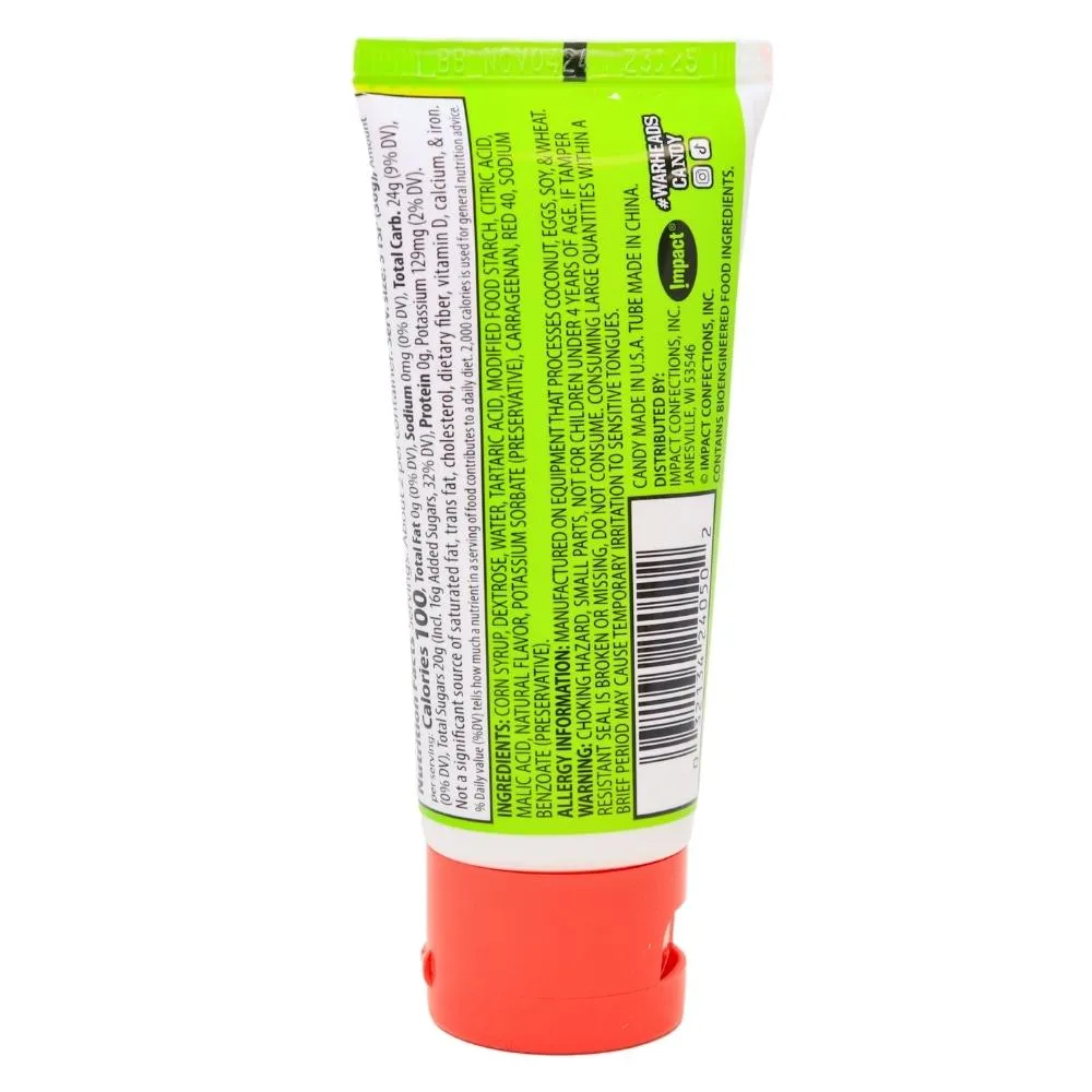 Warheads Sour Watermelon Squeeze Candy Tubes: 12-Piece Box - Image 5