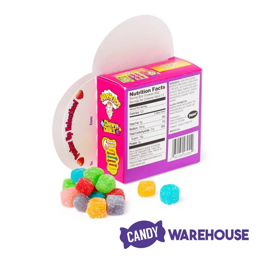 Warheads Valentines Day Chewy Cubes: 12-Piece Box - Image 3