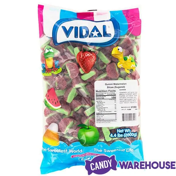 Watermelon Fruit Jell Slices Candy: 2KG Bag - Image 2