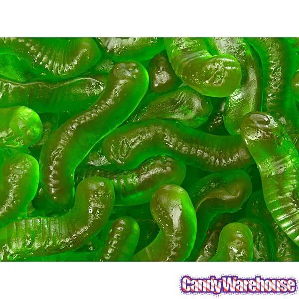 Gummy Inch Worms - Watermelon: 5LB Bag - Image 2