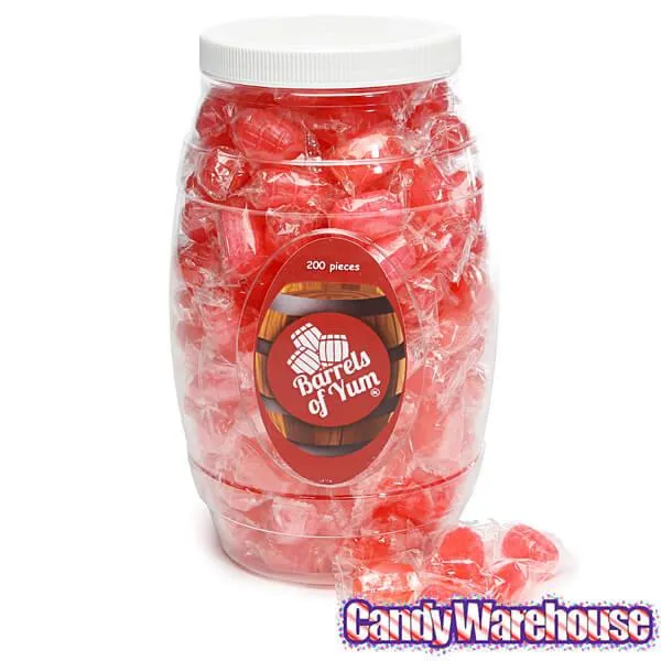 Hard Candy Barrels - Pink Watermelon: 200-Piece Barrel Jar - Image 2