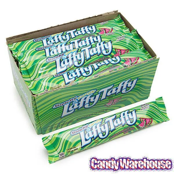 Laffy Taffy Candy Bars - Watermelon: 24-Piece Box - Image 2