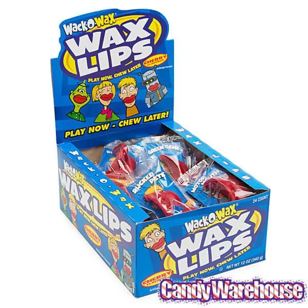 Wax Lips Candy: 24-Piece Box - Image 3