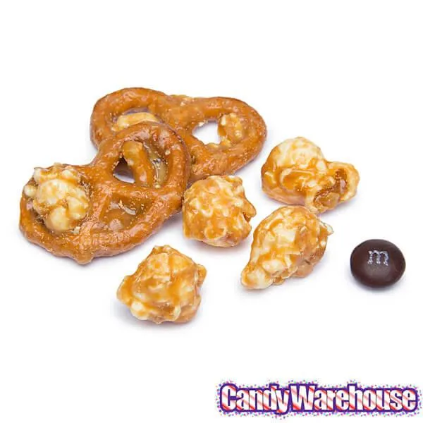Werther's Original Caramel Popcorn with Sea Salt Pretzels Candy Packs: 6-Piece Box - Image 3