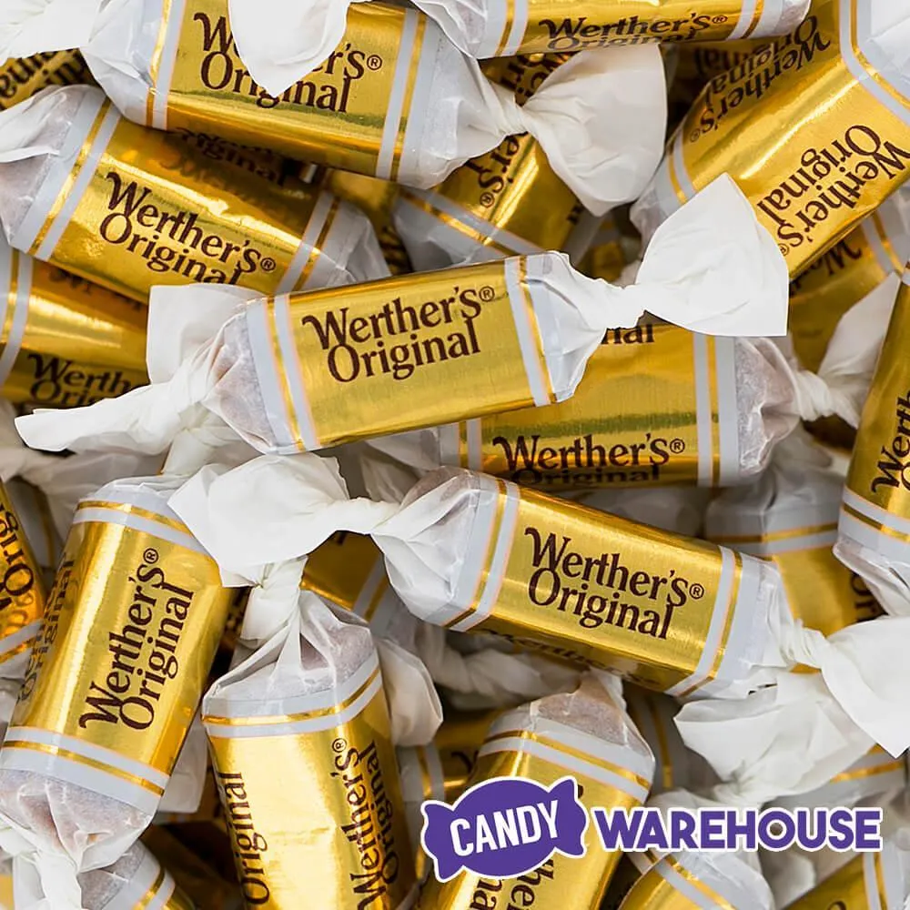 Werther's Original Chewy Caramels Candy 2.4-Ounce Peg Bags: 12-Piece Case - Image 2
