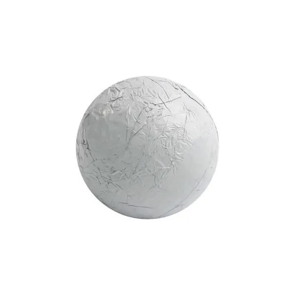 Foiled Milk Chocolate Balls - White: 2LB Bag - Image 3