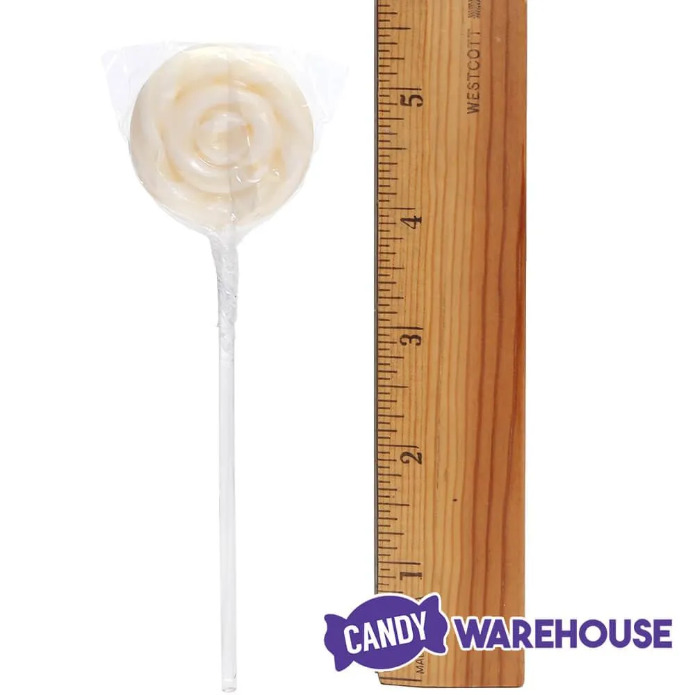 Swipple Pops Petite Swirl Ripple Lollipops - White Pineapple: 60-Piece Tub - Image 4