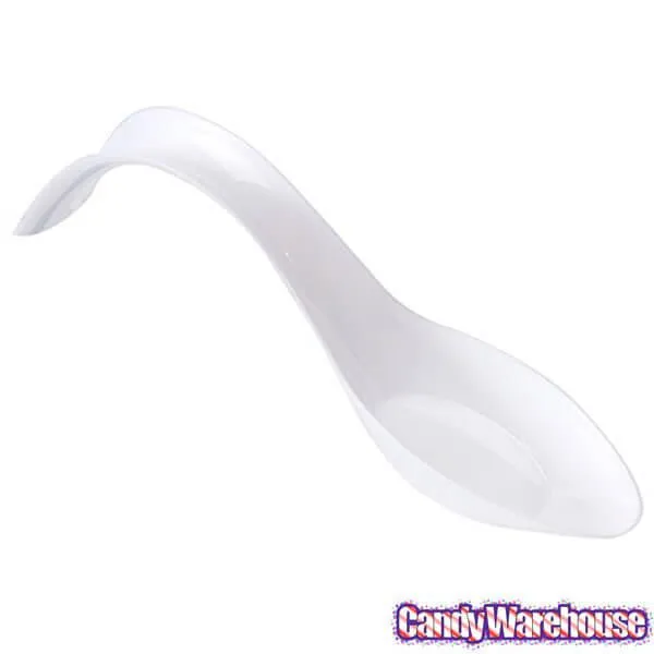 White Plastic Stiletto Candy Scoop - Image 3