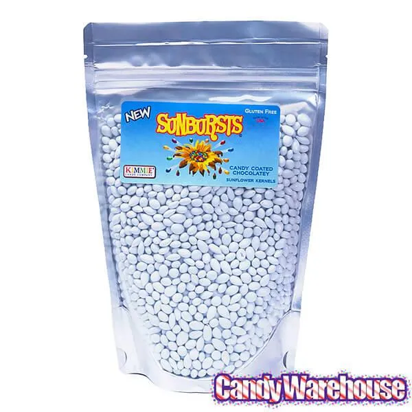 Sunbursts Chocolate Sunflower Seeds - White: 1LB Bag - Image 3